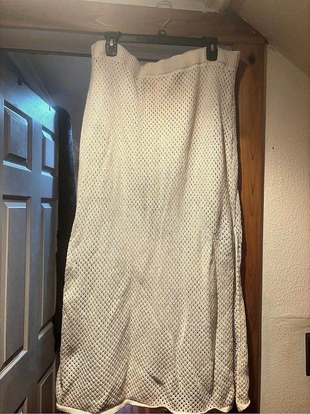 Universal Thread Knit Maxi Skirt Cream Size XL NWT